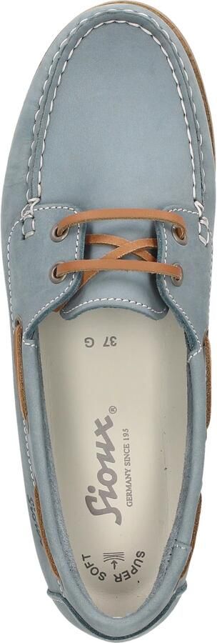 SIOUX Mocassins ' Nakimba-700 ' lichtblauw cognac - Foto 5