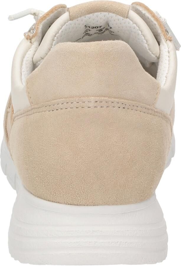 SIOUX Sneakers laag beige ivoor zilver - Foto 3