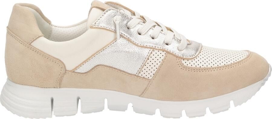 SIOUX Sneakers laag beige ivoor zilver - Foto 5