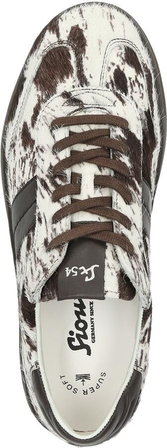 SIOUX Sneakers laag bruin wit - Foto 6
