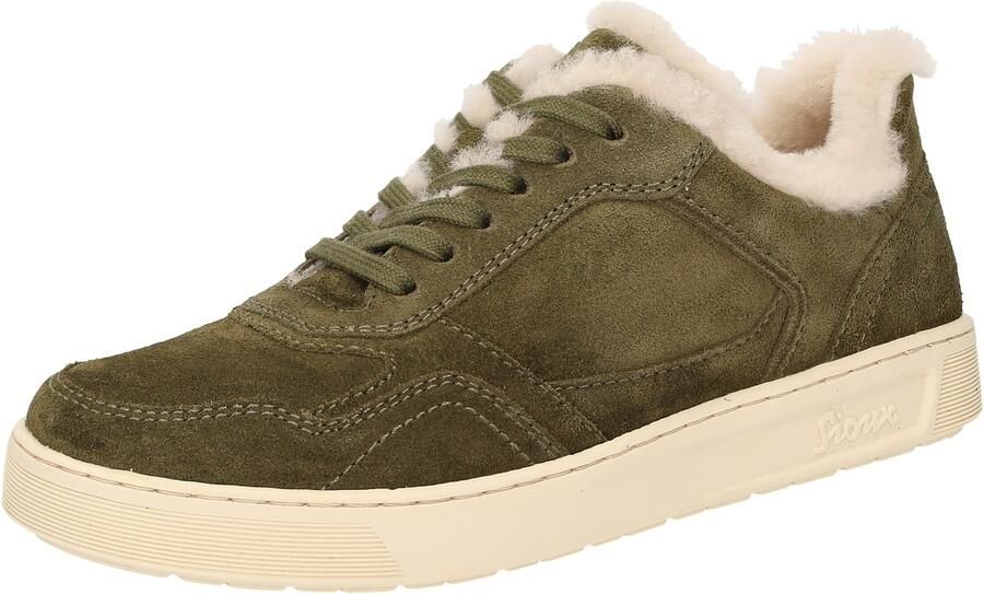 SIOUX Sneakers laag 'Maites' olijfgroen