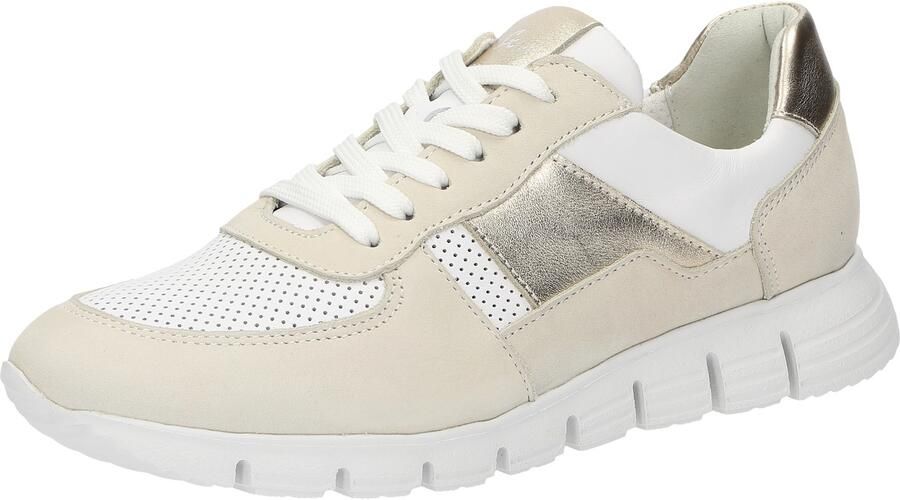 SIOUX Sneakers laag 'Mokrunner' beige zilver offwhite - Foto 2