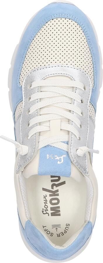 SIOUX Sneakers laag 'Mokrunner-D-018' lichtblauw offwhite - Foto 6