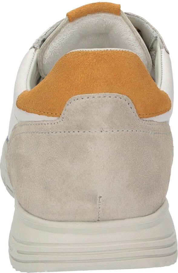 SIOUX Sneakers laag 'Mokrunner-H-019' grijs lichtgrijs oranje offwhite - Foto 5