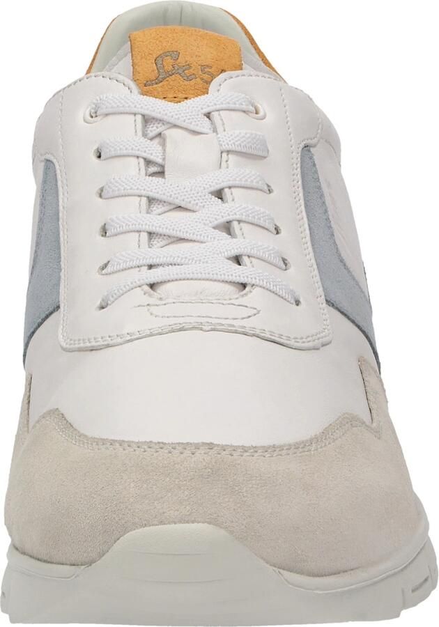 SIOUX Sneakers laag 'Mokrunner-H-019' grijs lichtgrijs oranje offwhite - Foto 4