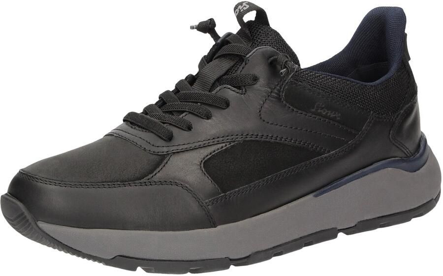 Sioux 13040 701 H Sneakers Zwart Leer en Nubuck Heren Slip-In Zwart - Foto 2