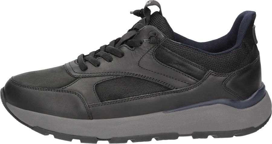 Sioux 13040 701 H Sneakers Zwart Leer en Nubuck Heren Slip-In Zwart - Foto 5