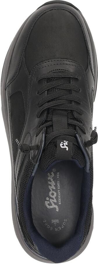 Sioux 13040 701 H Sneakers Zwart Leer en Nubuck Heren Slip-In Zwart - Foto 7