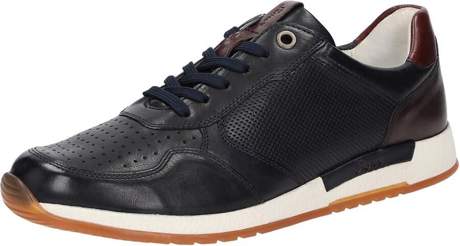 SIOUX Sneakers laag 'Rojaro-718' donkerblauw donkerbruin