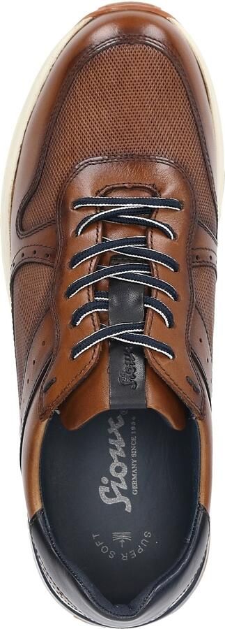 SIOUX Sneakers laag ' Rojaro-719 ' cognac zwart - Foto 6