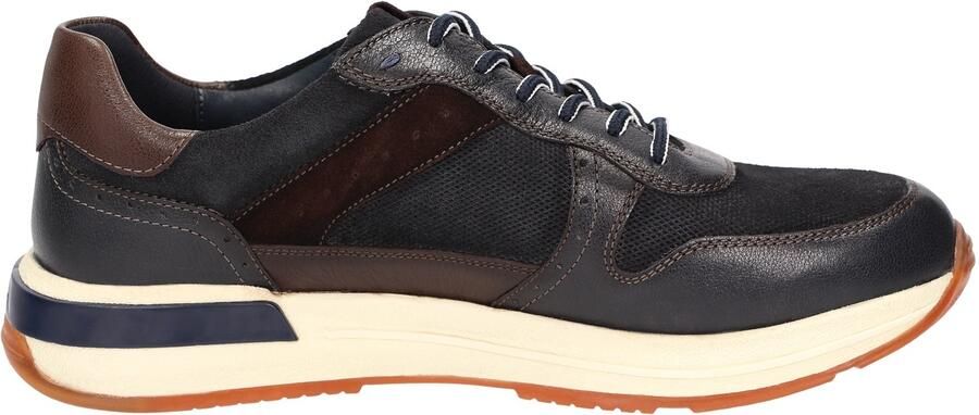 SIOUX Sneakers laag 'Rojaro' donkerblauw donkergrijs