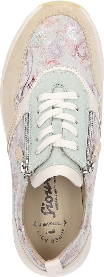 SIOUX Sneakers laag 'Sunivla-702-J' beige lichtblauw lichtrood - Foto 6