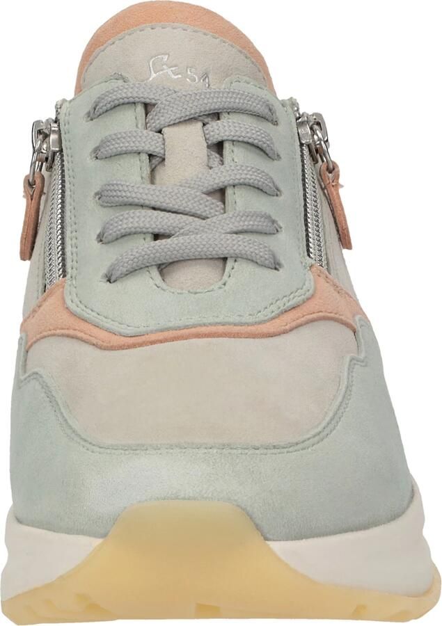 SIOUX Sneakers laag ' Sunivla-702-J ' blauw lichtgroen donkeroranje - Foto 2