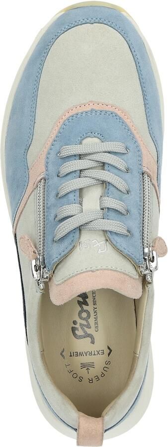 SIOUX Sneakers laag 'Sunivla-702-J' lichtblauw lichtgrijs pastelroze zwart - Foto 5