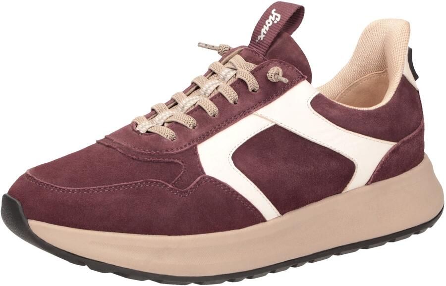 SIOUX Sneakers laag ' Sunivla-705-J ' donkerrood wit