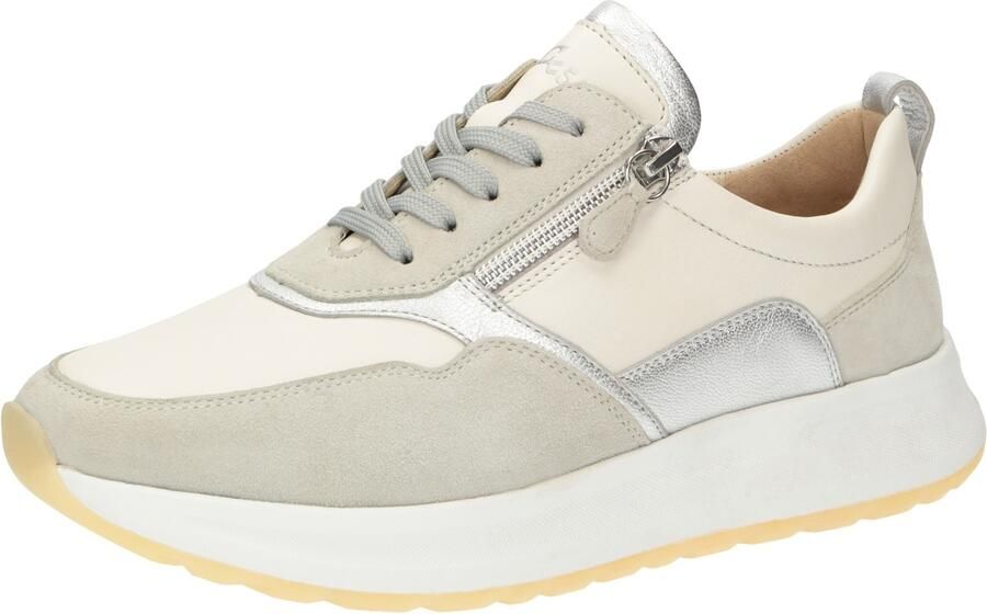 SIOUX Sneakers laag 'Sunivla' lichtbeige lichtgrijs