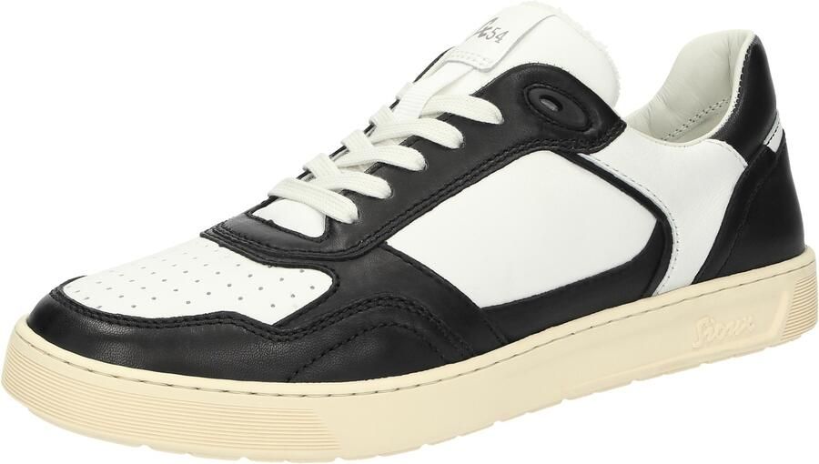 SIOUX Sneakers laag 'Tedroso-704' zwart wit