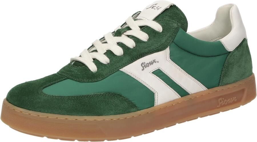 SIOUX Sneakers laag ' Tedroso-713 ' groen wit