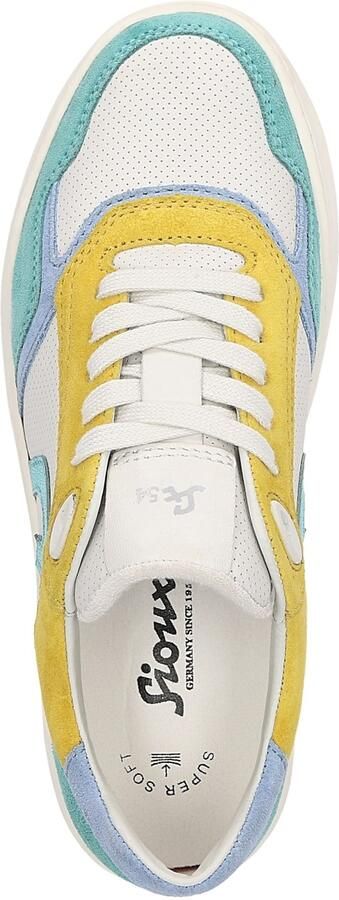 Sioux TEDROSO-DA-702~~~~~~~~~~~~~~~~ Lage sneakers Dames sneakers Wit beige - Foto 7