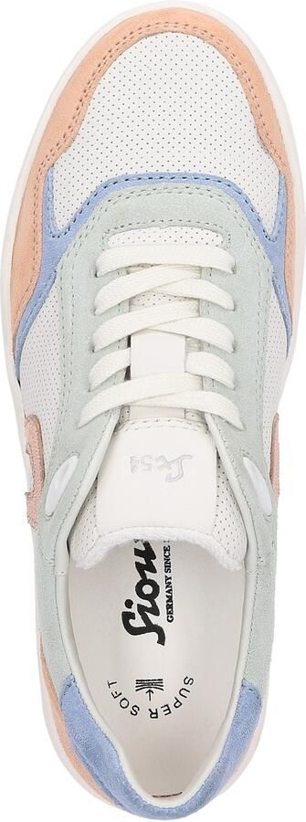 SIOUX Sneakers laag 'Tedroso' blauw lichtgrijs koraal wit - Foto 6