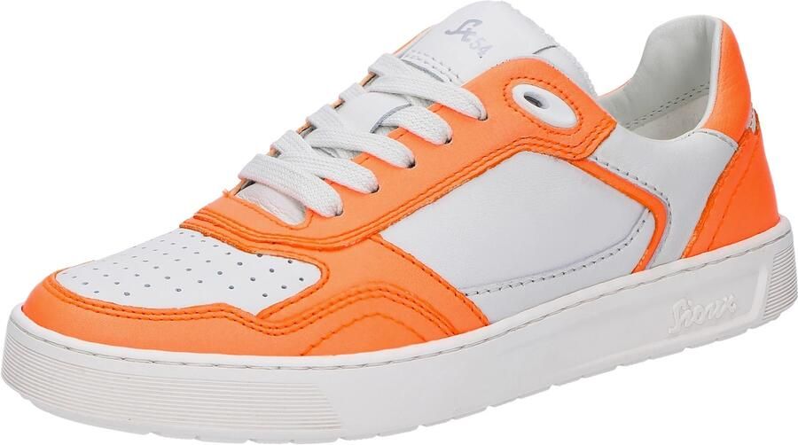 SIOUX Sneakers laag 'Tedroso-DA-700' oranje wit