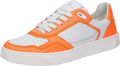 SIOUX Sneakers laag 'Tedroso-DA-700' oranje wit - Oranje/Wit