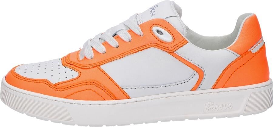 SIOUX Sneakers laag 'Tedroso-DA-700' oranje wit - Foto 4
