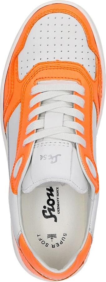 SIOUX Sneakers laag 'Tedroso-DA-700' oranje wit - Foto 6
