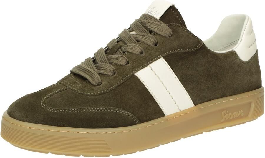 SIOUX Sneakers laag ' Tedroso-DA-717 ' donkergroen wit
