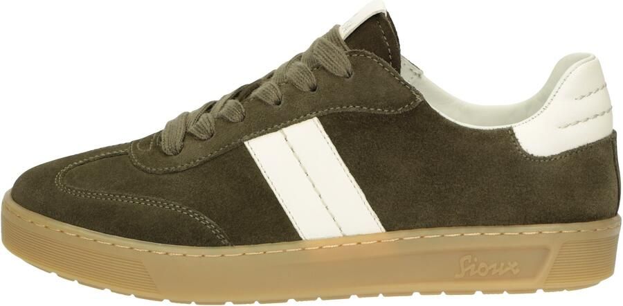 SIOUX Sneakers laag ' Tedroso-DA-717 ' donkergroen wit - Foto 4