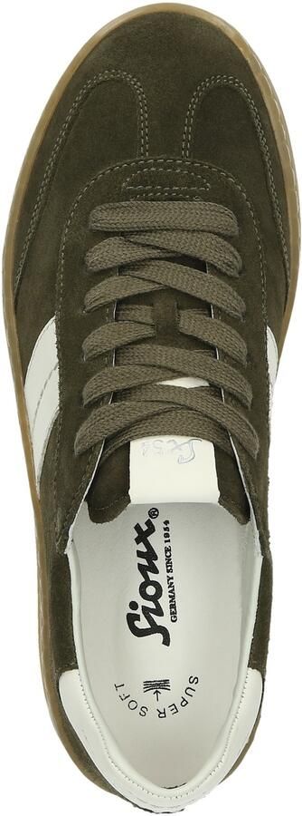 SIOUX Sneakers laag ' Tedroso-DA-717 ' donkergroen wit - Foto 6