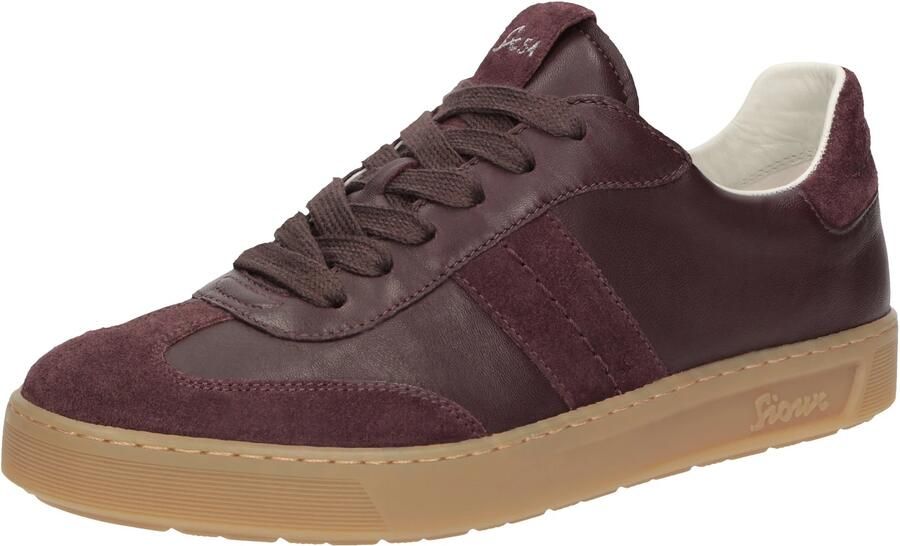 Sioux 42270 717 Sneakers Suede Aubergine Dames Aubergine - Foto 2