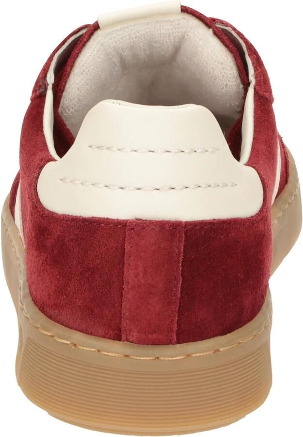 SIOUX Sneakers laag 'Tedroso-DA-717' donkerrood wit - Foto 3