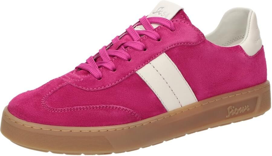 SIOUX Sneakers laag 'Tedroso-DA-717' pink wit