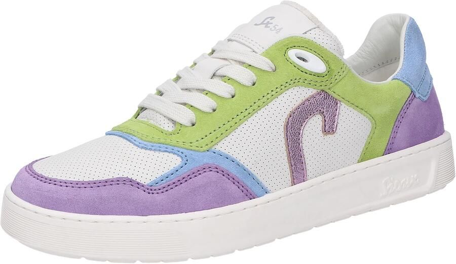 SIOUX Sneakers laag 'Tedroso' lichtblauw appel lila offwhite - Foto 4