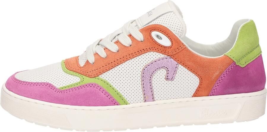 SIOUX Sneakers laag 'Tedroso' sering donkeroranje fuchsia natuurwit - Foto 9