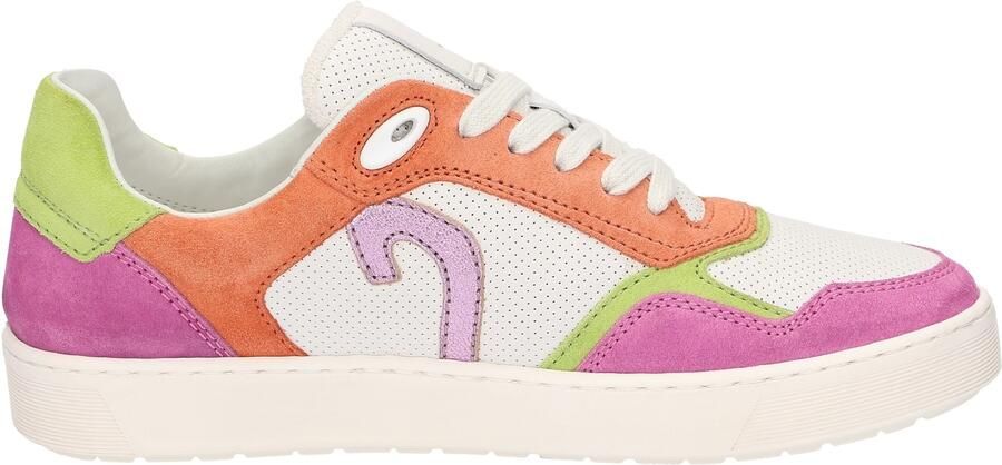 SIOUX Sneakers laag 'Tedroso' sering donkeroranje fuchsia natuurwit - Foto 10