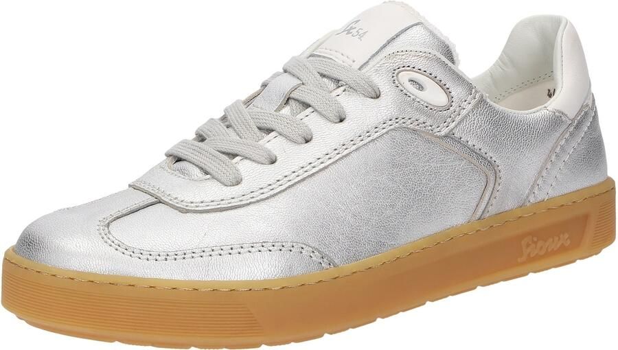 SIOUX Sneakers laag 'Tedroso' zilver