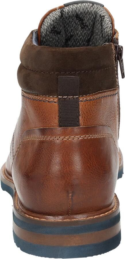 Sioux ROSTOLO-701-TEX Vrije tijd half-hoog Heren veterschoen Heren sneakers Cognac - Foto 3