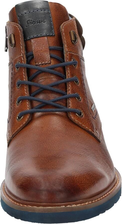 Sioux ROSTOLO-701-TEX Vrije tijd half-hoog Heren veterschoen Heren sneakers Cognac - Foto 2