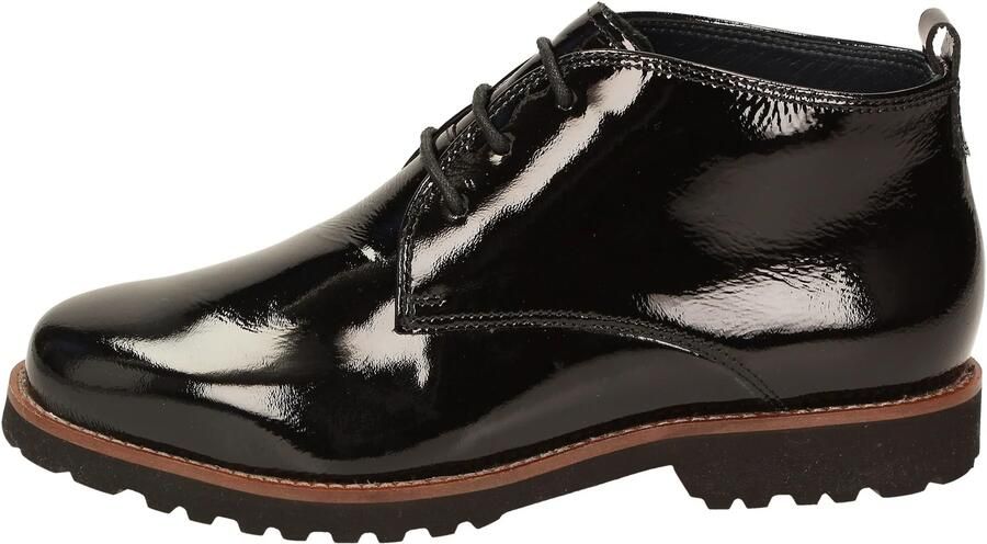 Sioux Zwarte nette schoenen met uitneembaar voetbed - Foto 6
