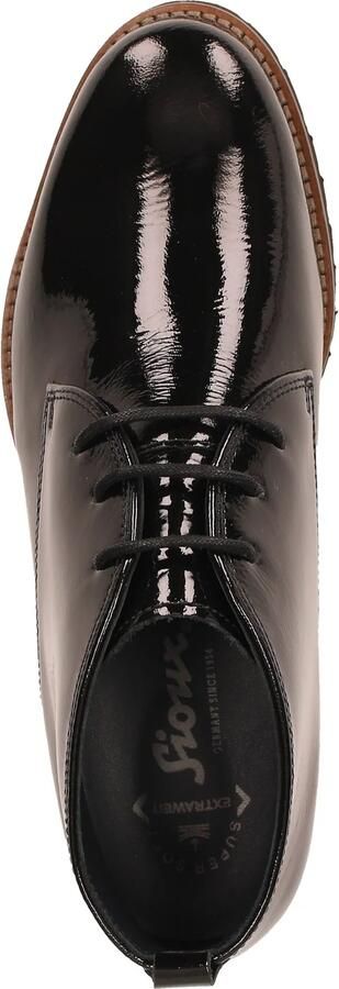 Sioux Zwarte nette schoenen met uitneembaar voetbed - Foto 5
