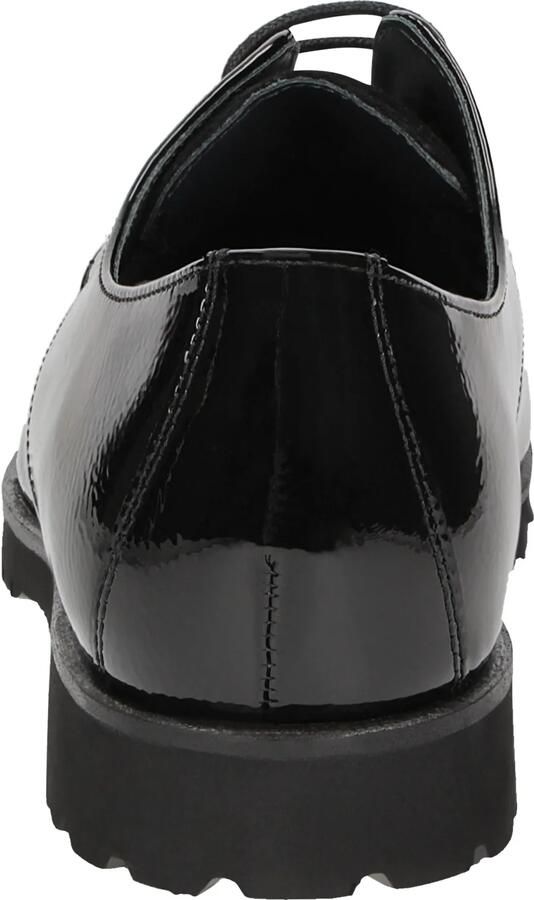 Sioux 41511 749 H Veterschoenen Zwart Lak en Suede Dames Zwart - Foto 5