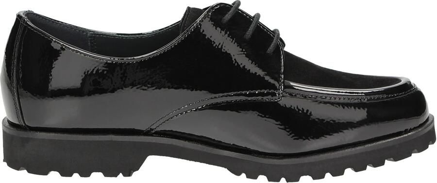 Sioux 41511 749 H Veterschoenen Zwart Lak en Suede Dames Zwart - Foto 7