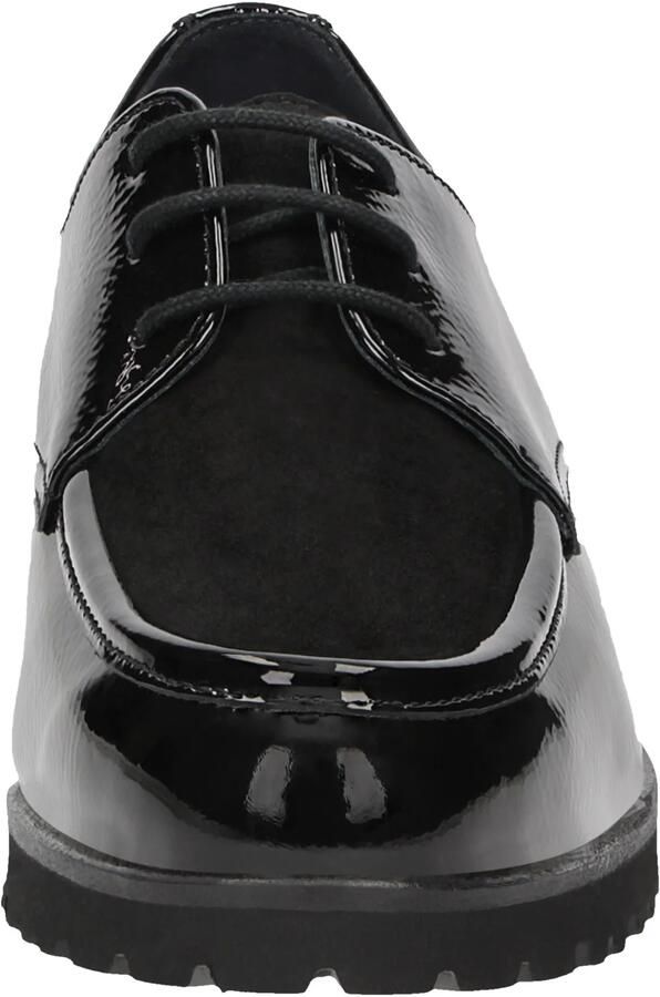 Sioux 41511 749 H Veterschoenen Zwart Lak en Suede Dames Zwart - Foto 4