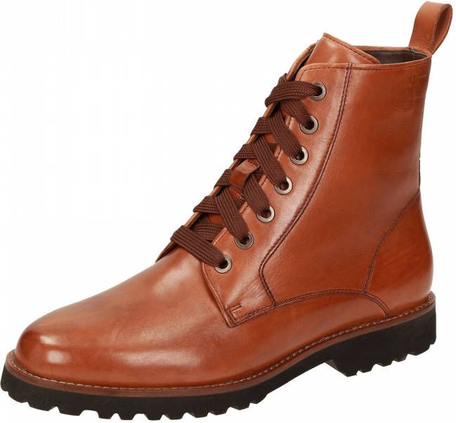 Sioux Enkellaarsjes voor dames in cognac - Foto 2