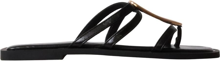 Sixth Sense Sandaal 'Flache Slipper-Sandalen „Paris“' zwart - Foto 6
