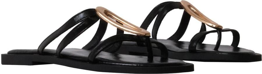 Sixth Sense Sandaal 'Flache Slipper-Sandalen „Paris“' zwart - Foto 5