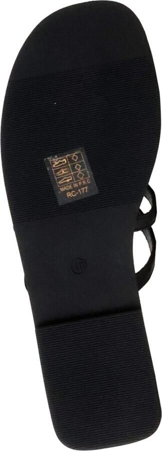 Sixth Sense Sandaal 'Flache Slipper-Sandalen „Paris“' zwart - Foto 3