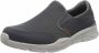 Skechers Equalizer 4.0 Persisting Heren Instappers Charcoal Orange - Thumbnail 3